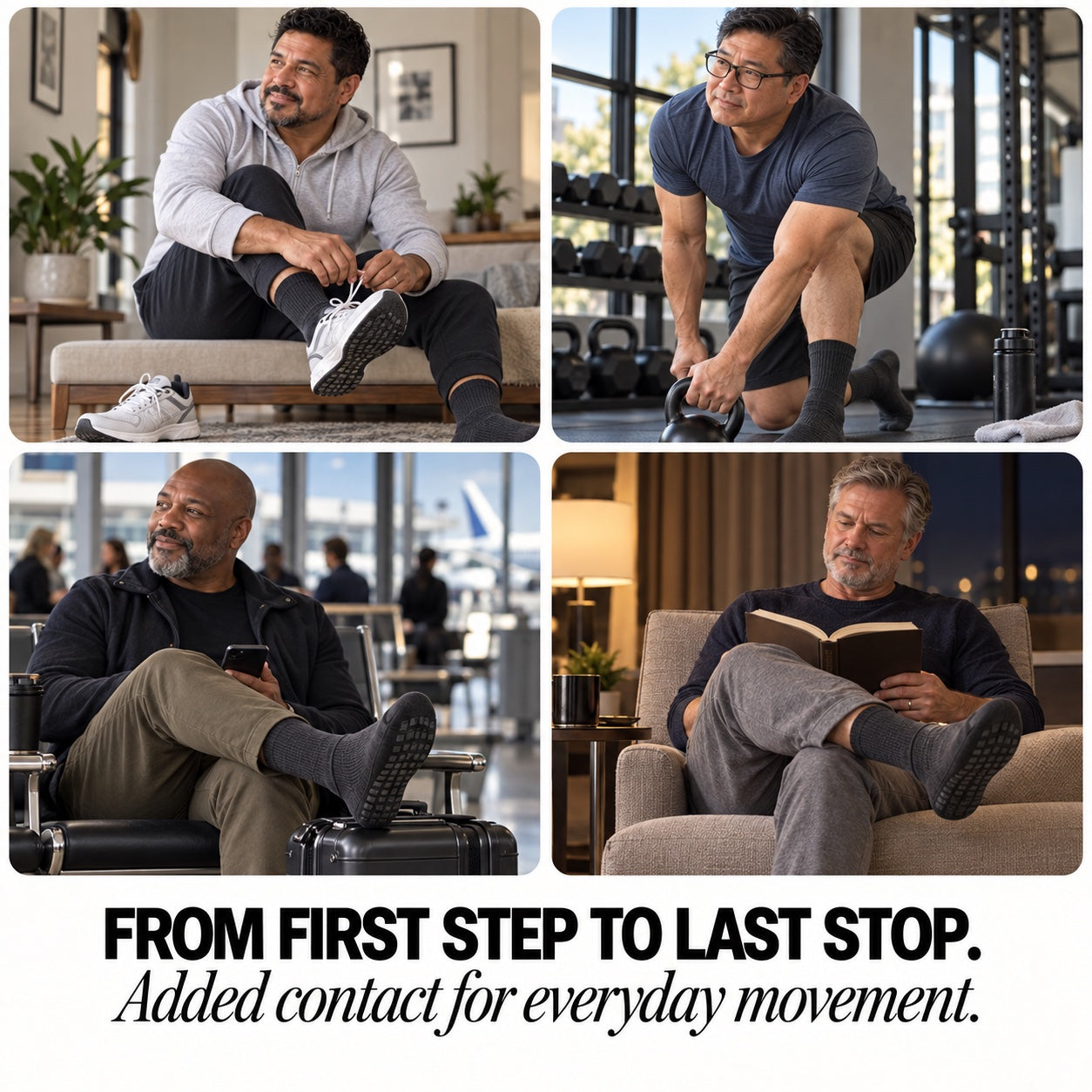 Four real-life sneaker training travel and home routines