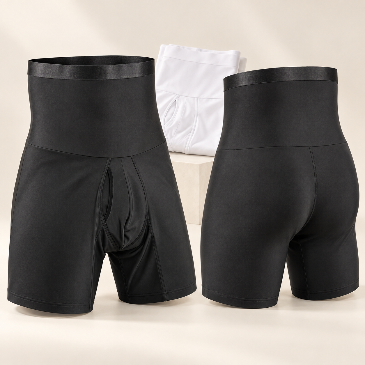 DEFYNMEN High-Waist Shaping Short — 1 short